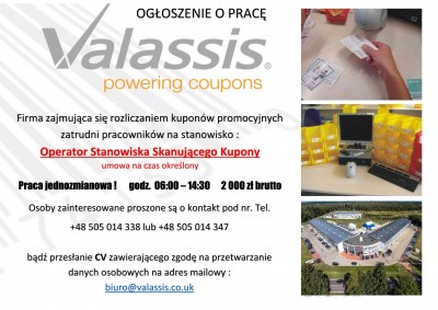 valassis ogloszenie